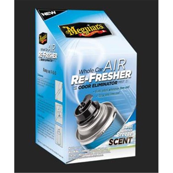 Meguiars Wax G16602 2 oz Summer Breeze Scent Whole Car Air Re-Fresher ME324147 - main